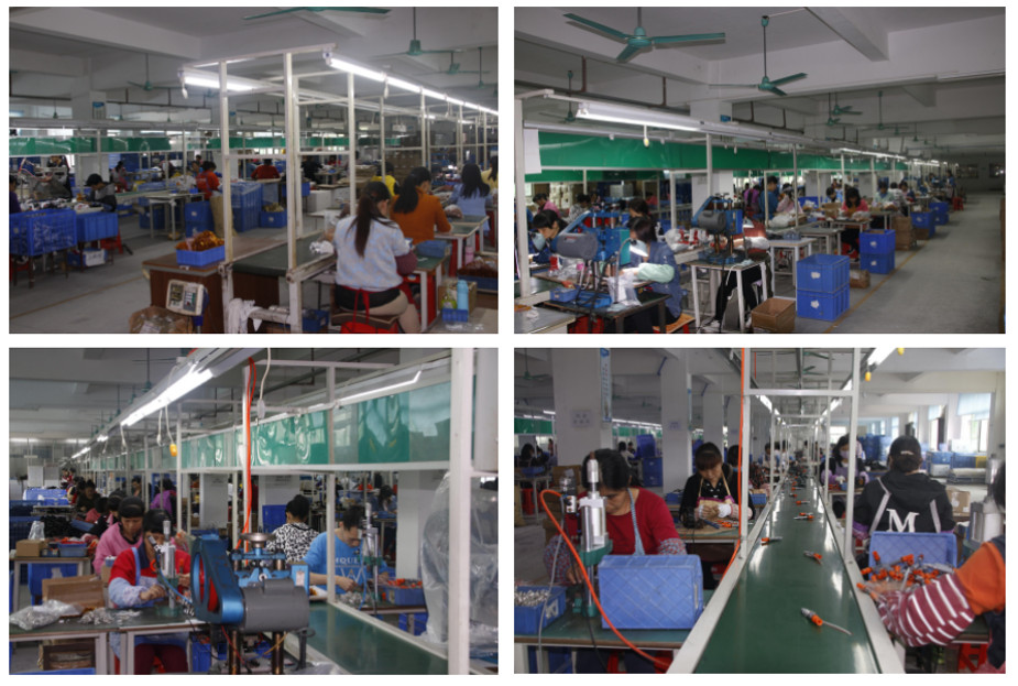Production line of hot glue gun