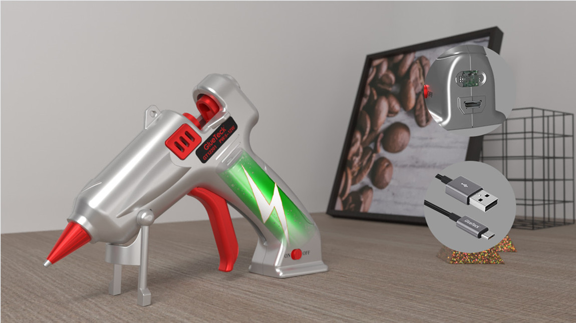 Cordless Hot Melt Glue Gun