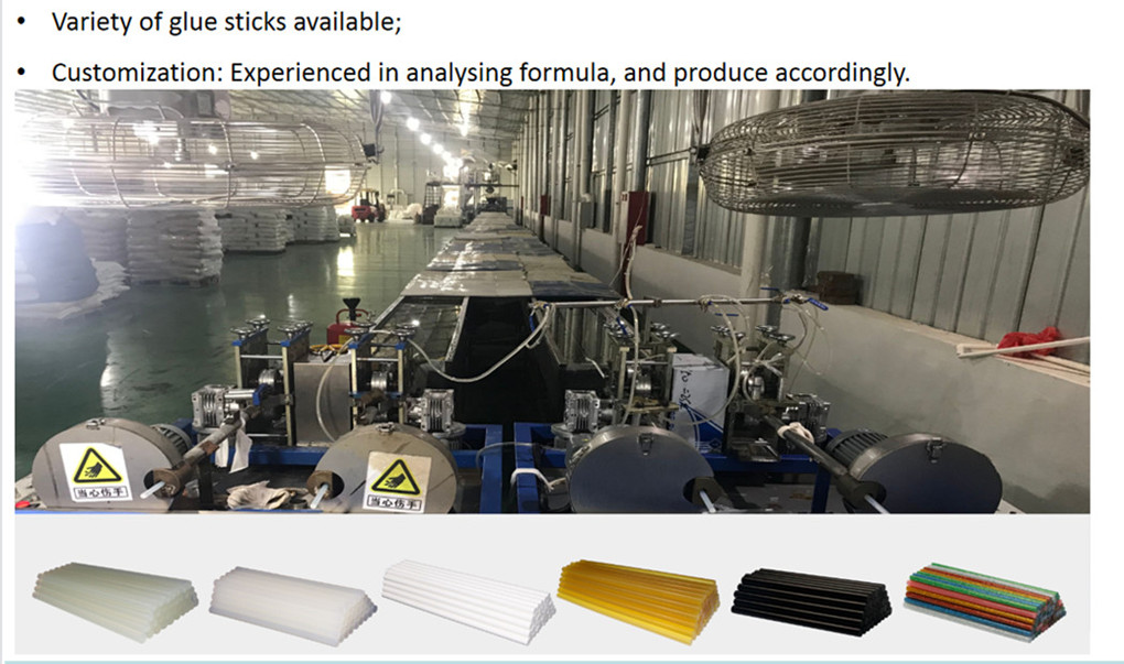 Production line of hot glue stick 