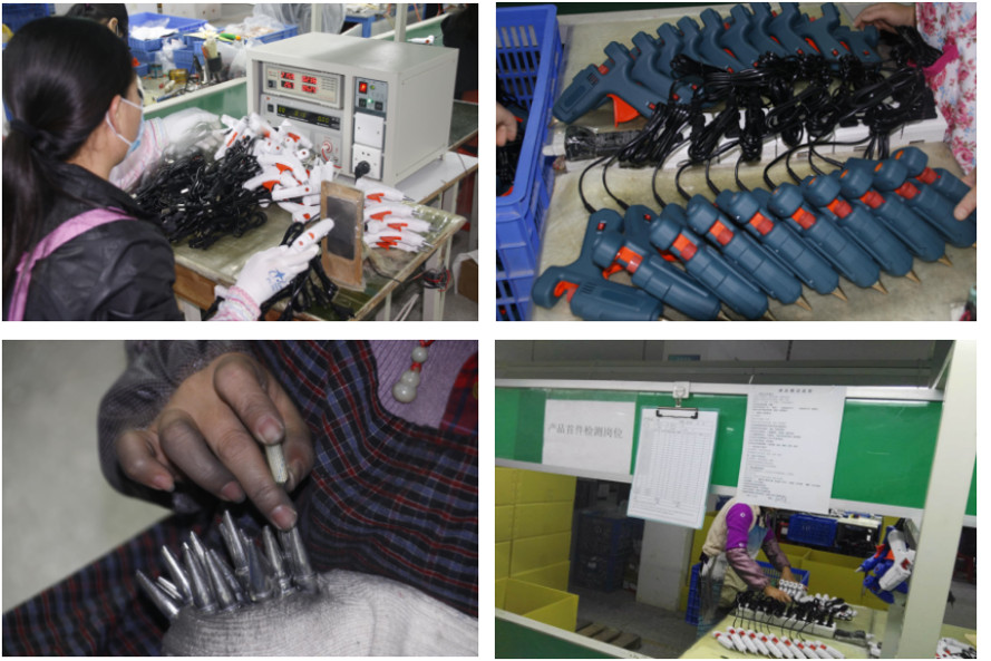 professional PQC department of glue gun