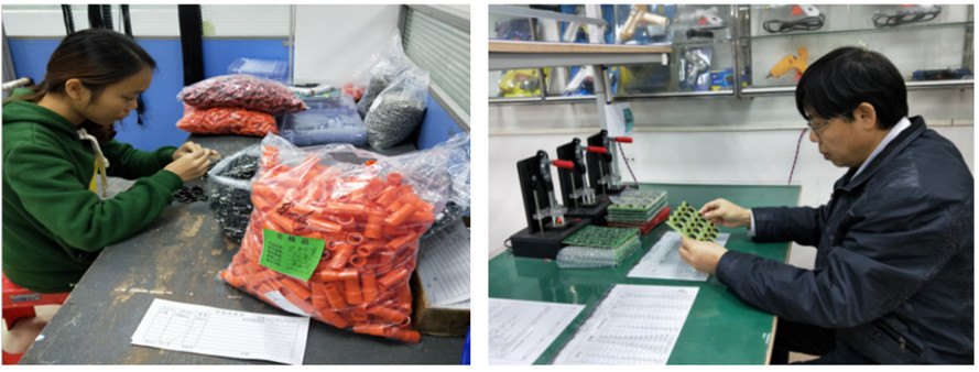 professional IQC team of glue gun