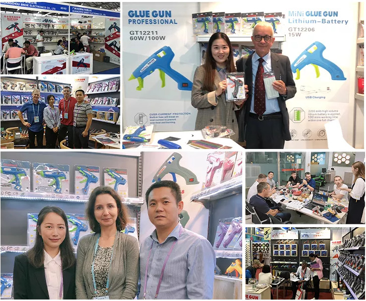exhibitions of hot melt glue gun