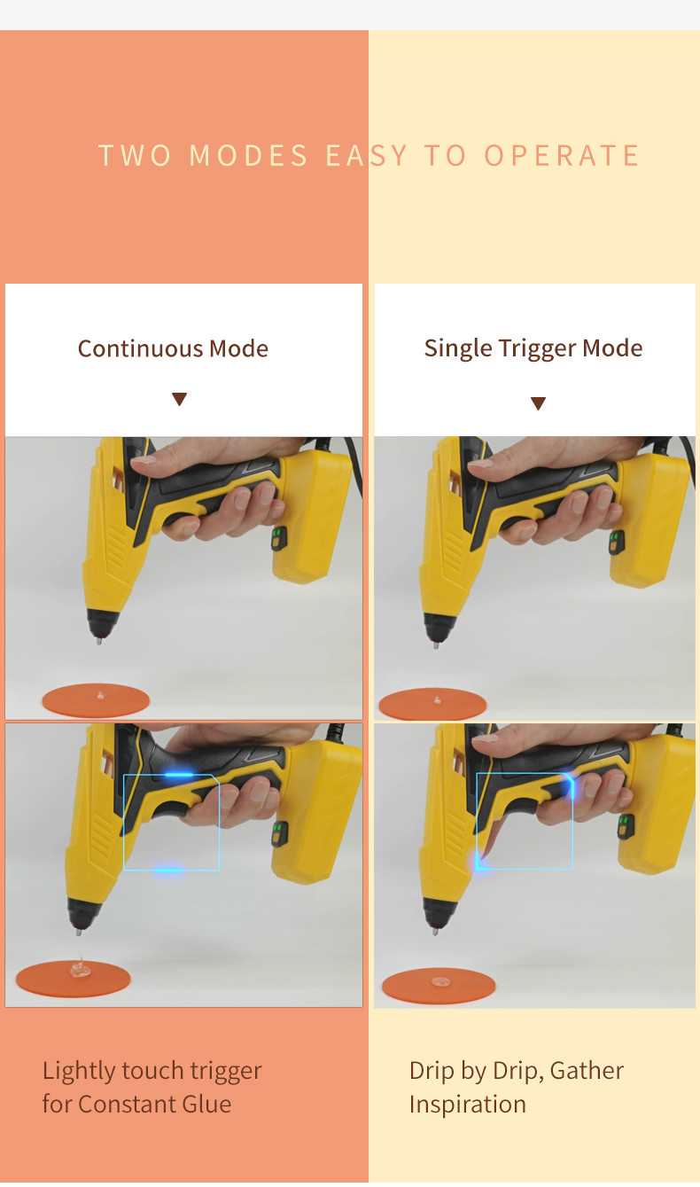 Promotion of motorized hot glue gun