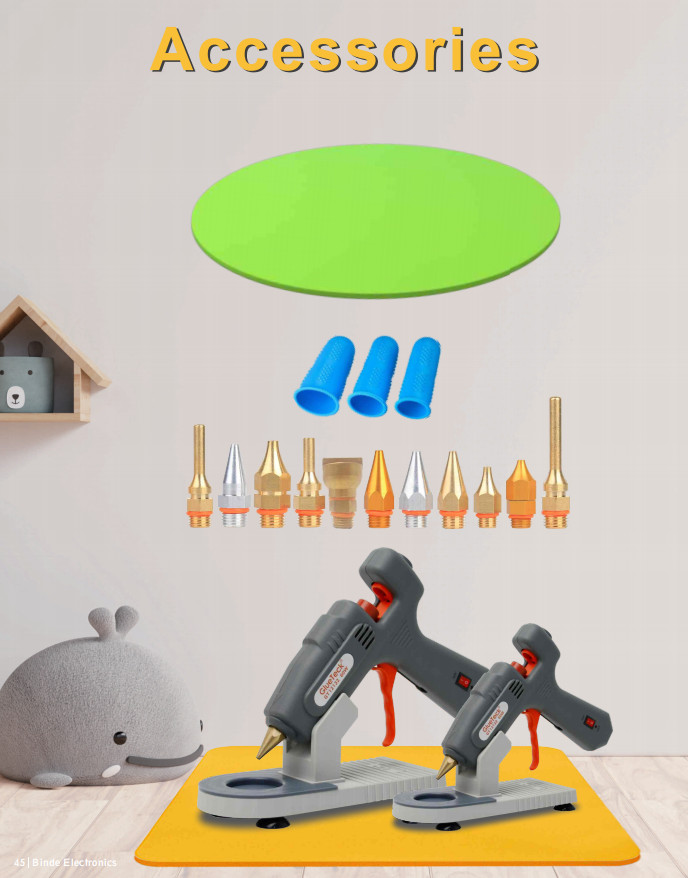 glue gun nozzle silicone pad