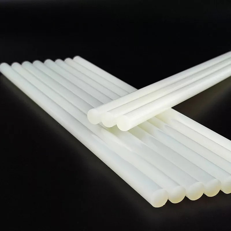 clear transparent hot melt rod