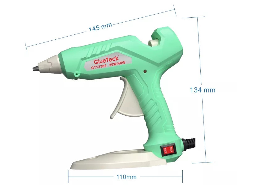 green dual temp glue gun