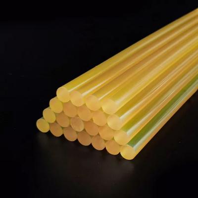 الشركة المصنعة الصينية OEM 7mm Yellow High Quality Hot Glue Sticks EVA Resin Material