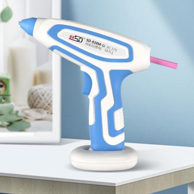 الشركة المصنعة الصينية OEM 30W Lithium Battery Glue Gun Blue OEM Wireless Glue Gun